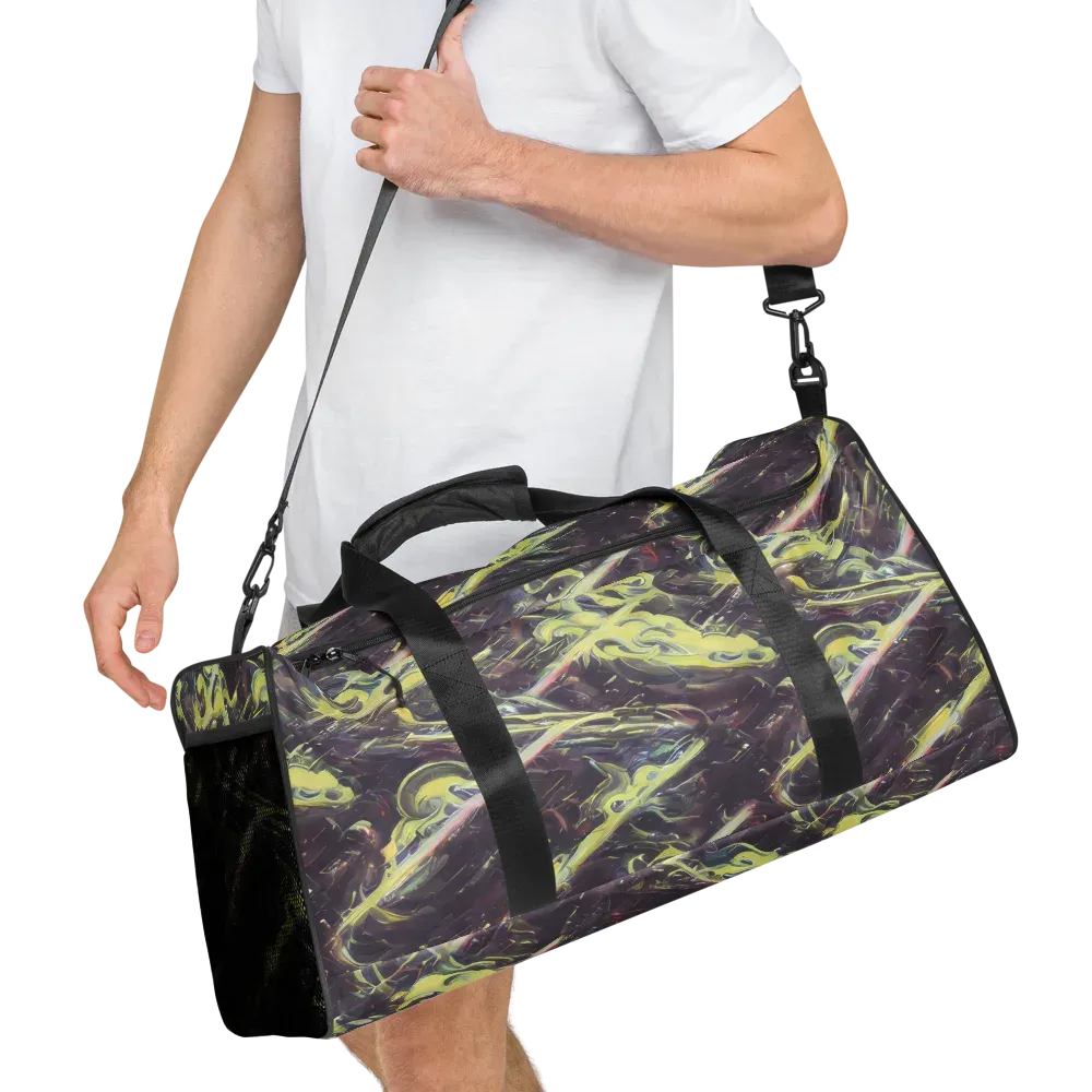 Vortex Garden on Duffle Bag — Right Front