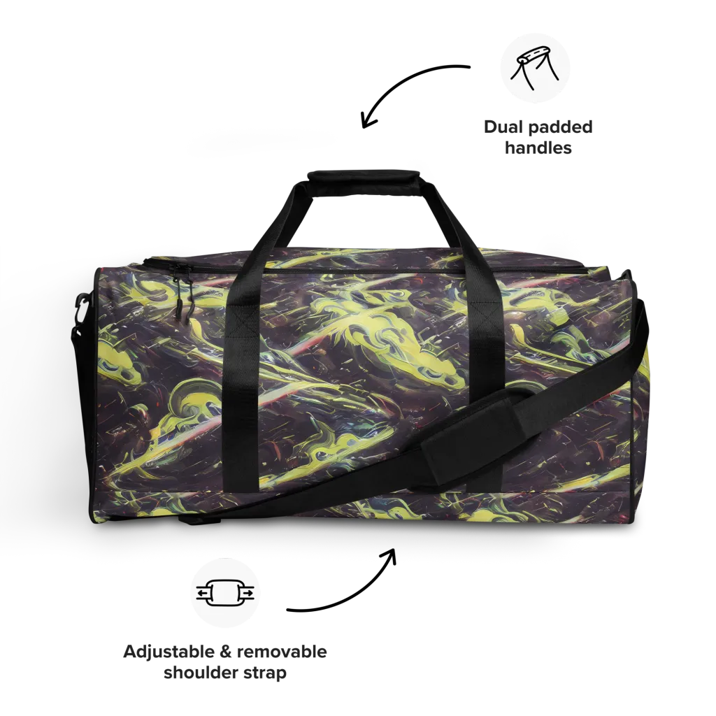 Vortex Garden on Duffle Bag — Front