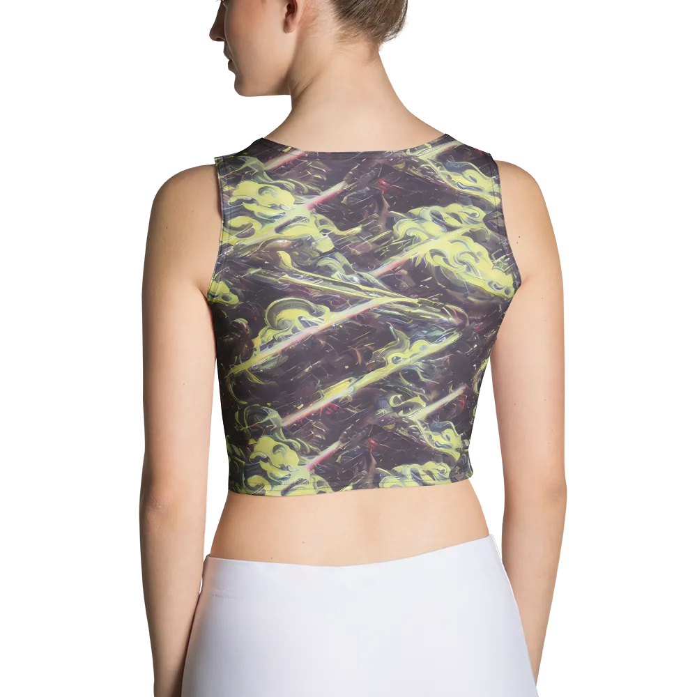 Vortex Garden on Crop Top — Back