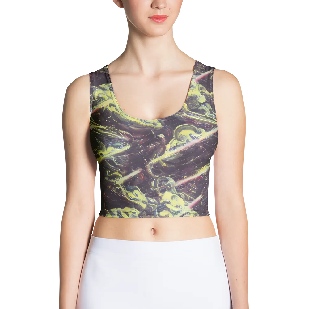 Vortex Garden on Crop Top — Front