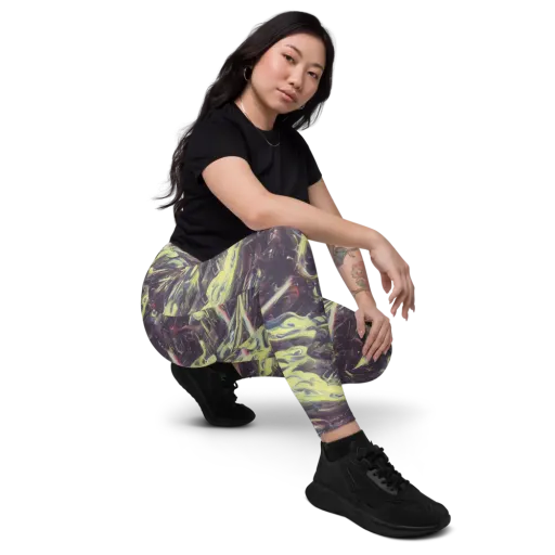 Vortex Garden on a Leggings with Pockets