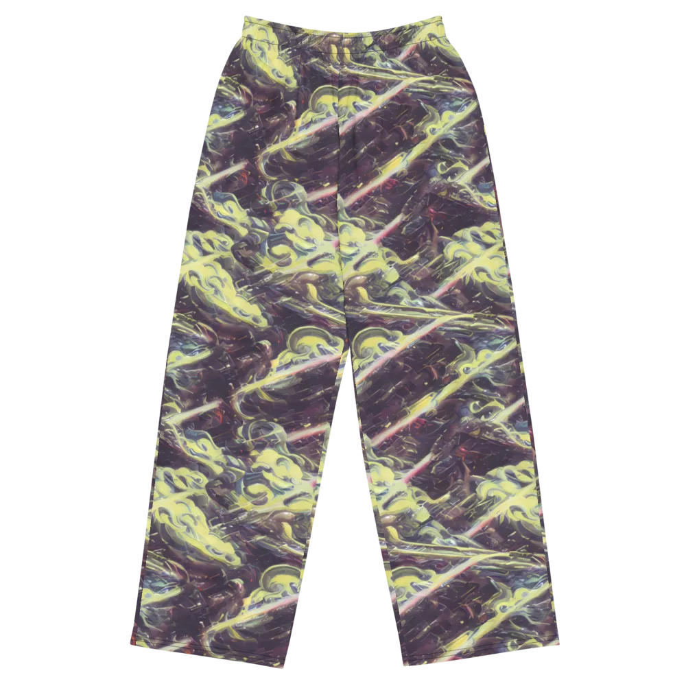 Vortex Garden on Wide-Leg Pants — Front