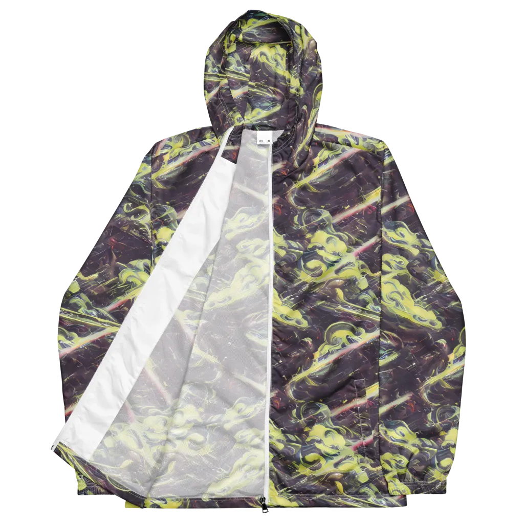 Vortex Garden on Men's Windbreaker — Front