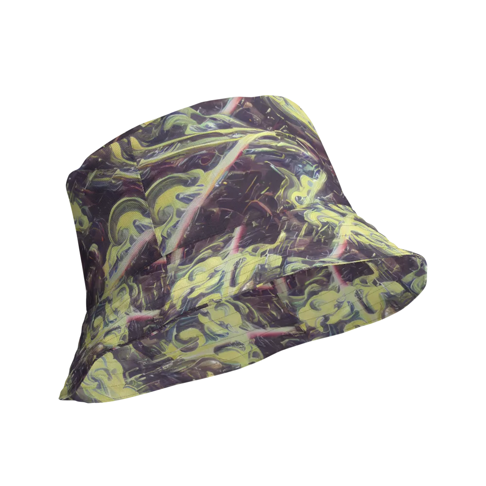 Vortex Garden on Reversible Bucket Hat — Product details Outside