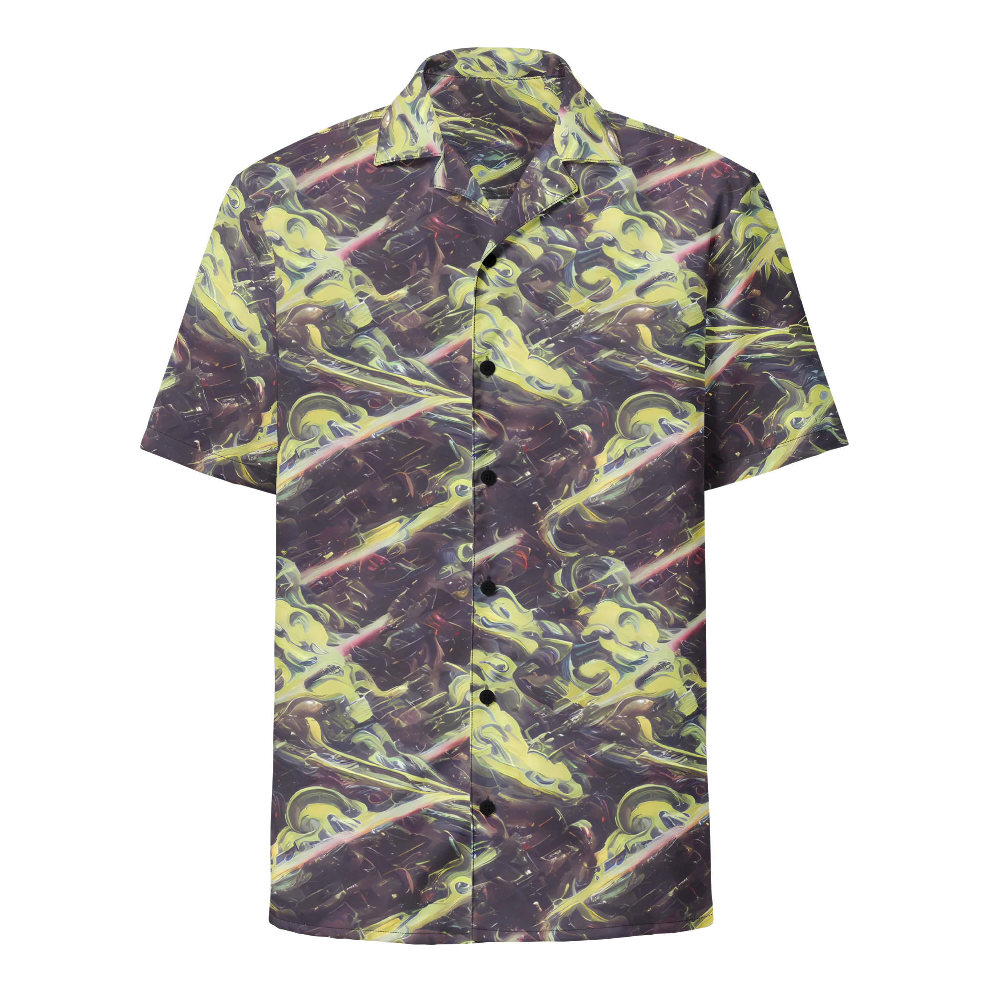 Vortex Garden on Button Shirt — Front