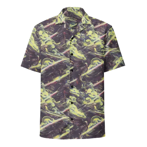 Vortex Garden on a Button Shirt