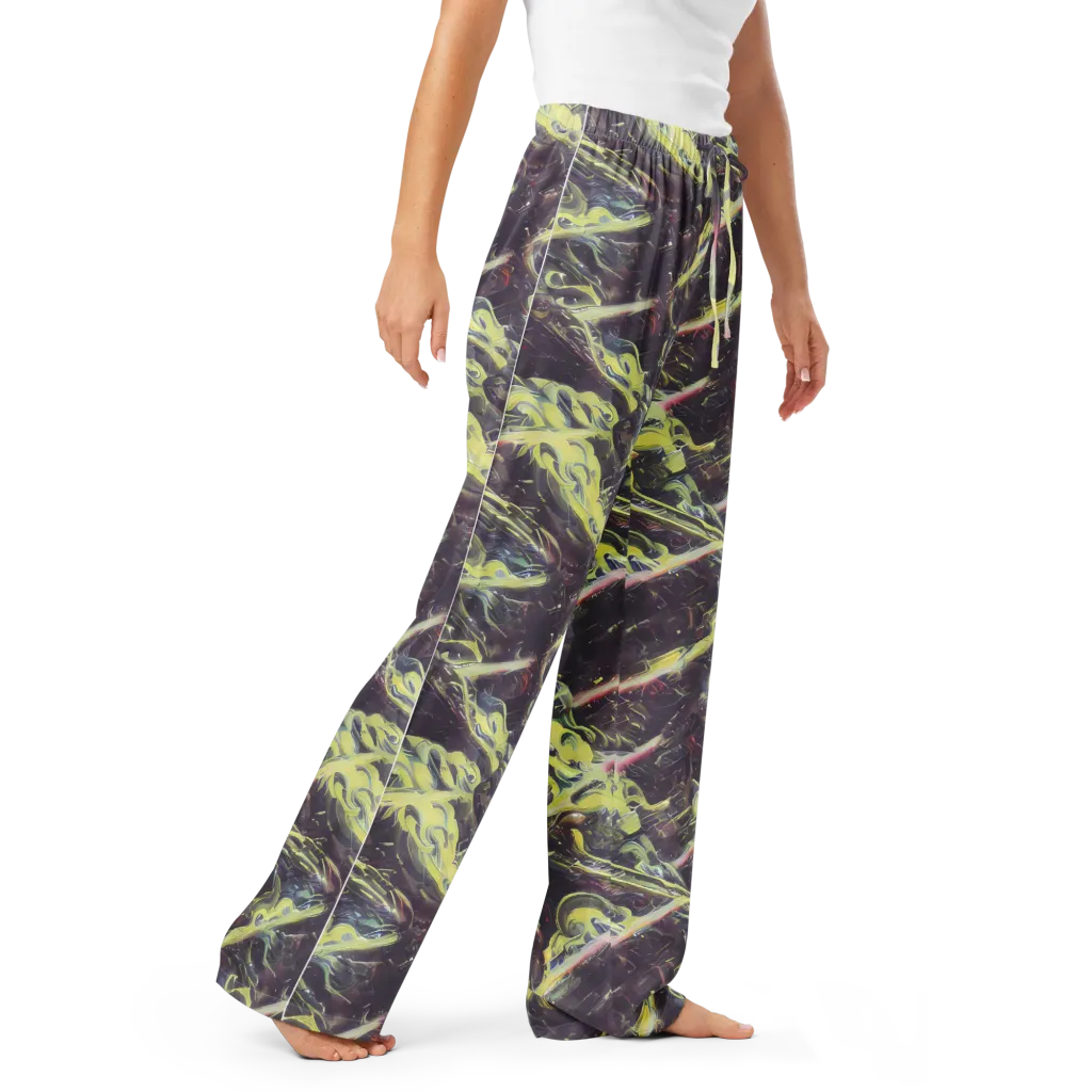 Vortex Garden on Women's Pajama Pants — Right Front