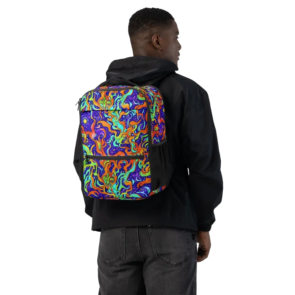 Lava Lagoon on Utility Backpack — Back
