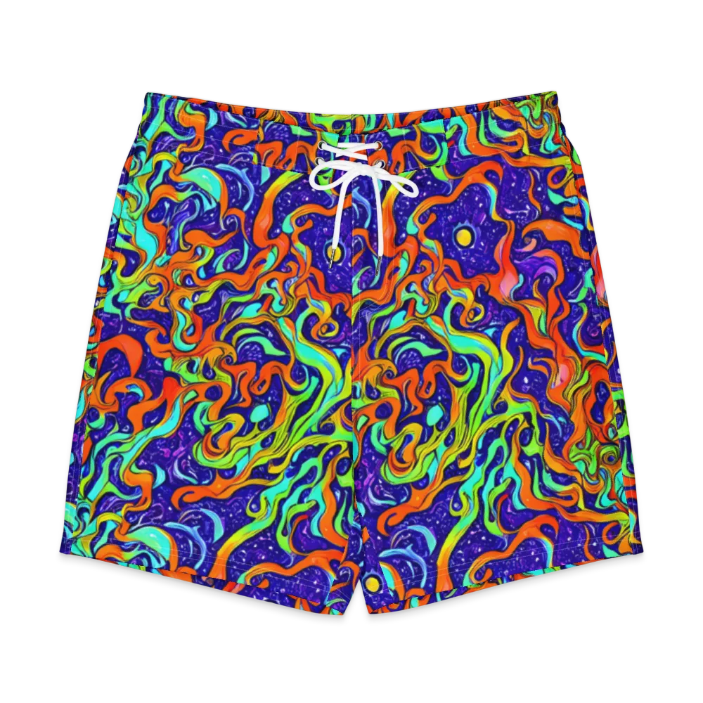 Lava Lagoon on Men's Board Shorts — Front