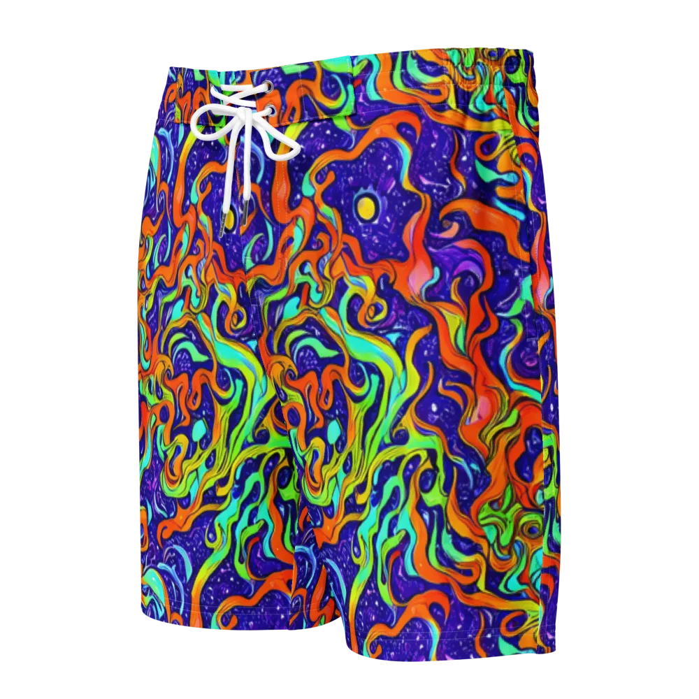 Lava Lagoon on Men's Board Shorts — Front