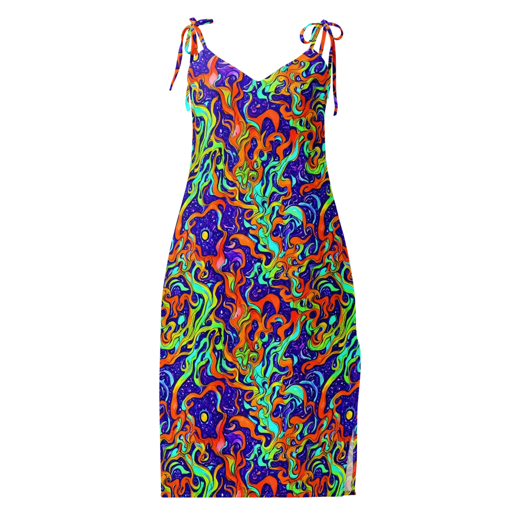 Lava Lagoon on Slip Dress — Front