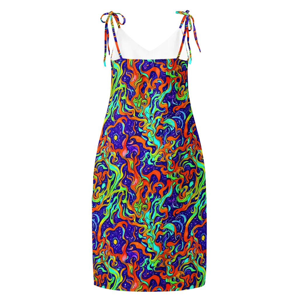 Lava Lagoon on Slip Dress — Back