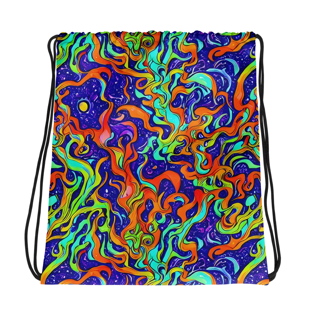 Lava Lagoon on Drawstring Bag — Photo