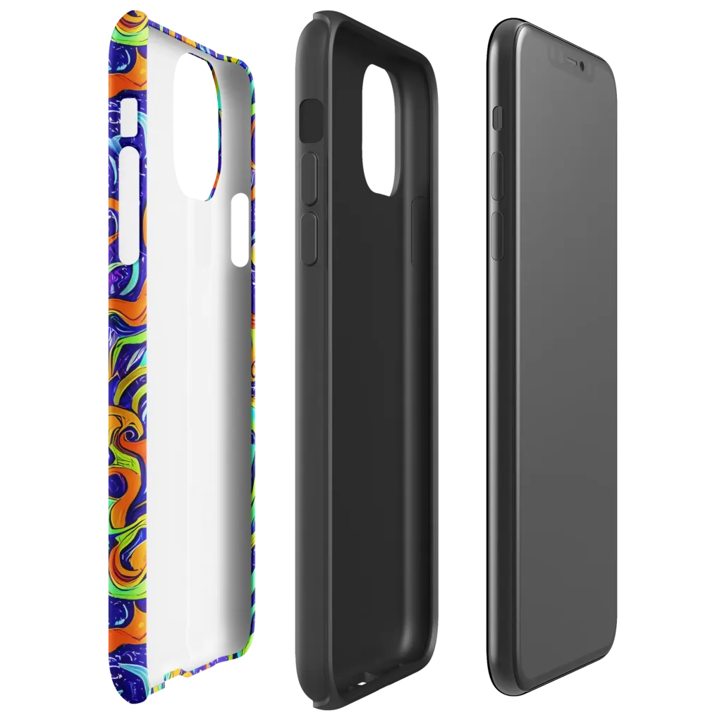 Lava Lagoon on Tough Case for iPhone® — Right