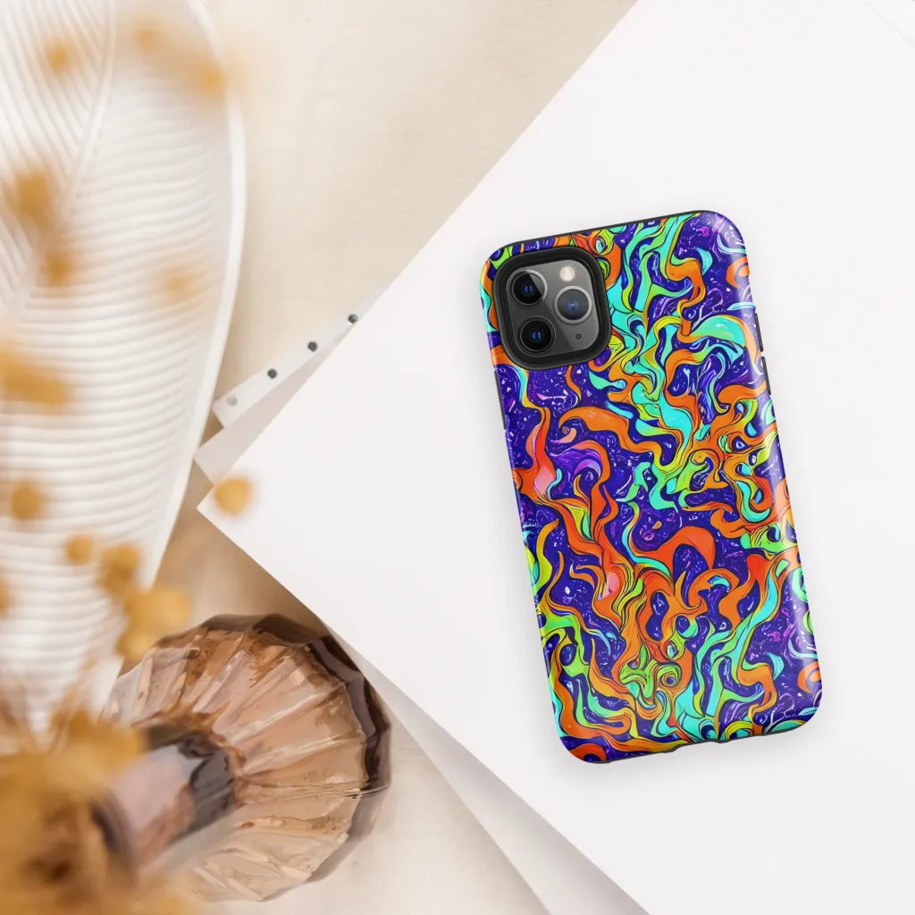 Lava Lagoon on Tough Case for iPhone® — Front