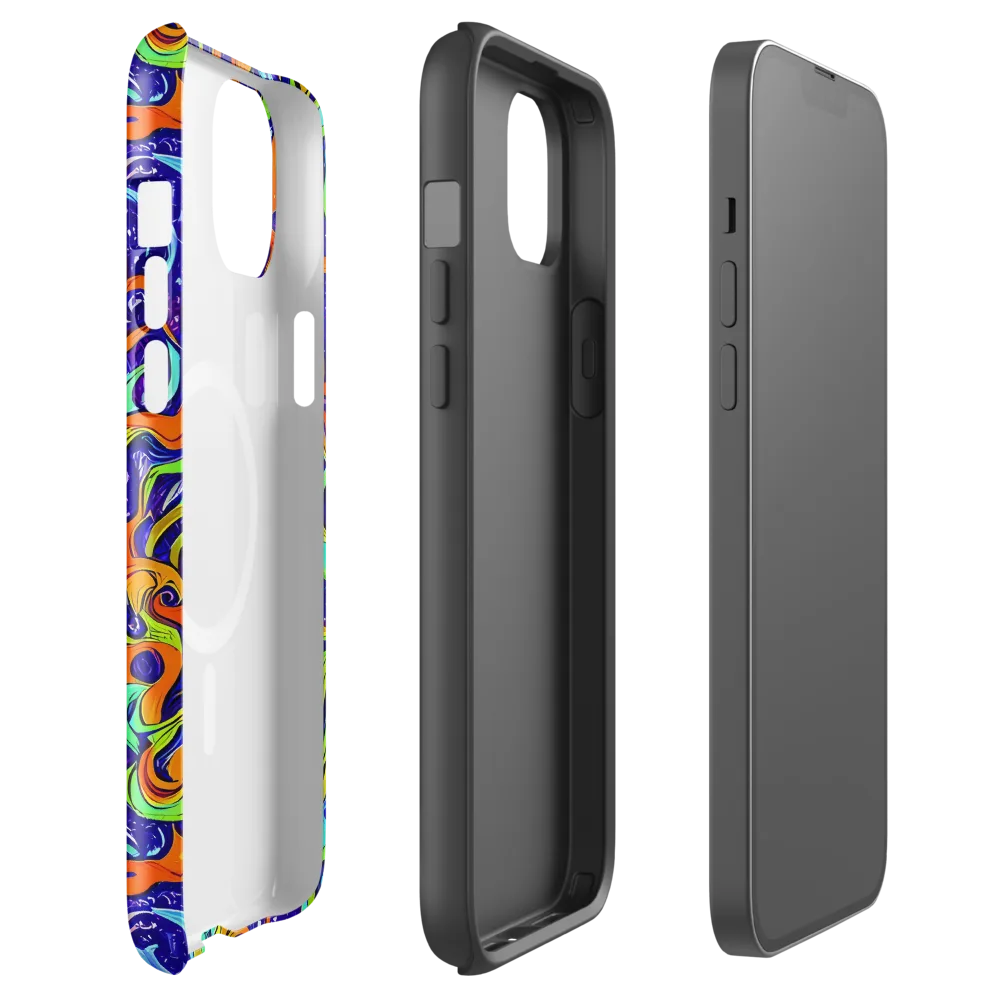 Lava Lagoon on MagSafe Tough Case for iPhone® — Front