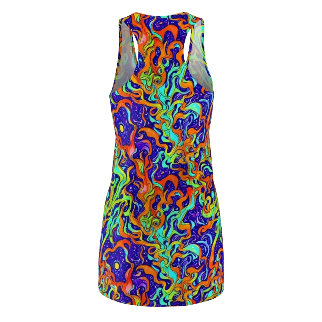 Lava Lagoon on Racerback Dress — Back