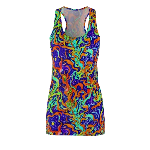 Lava Lagoon on a Racerback Dress