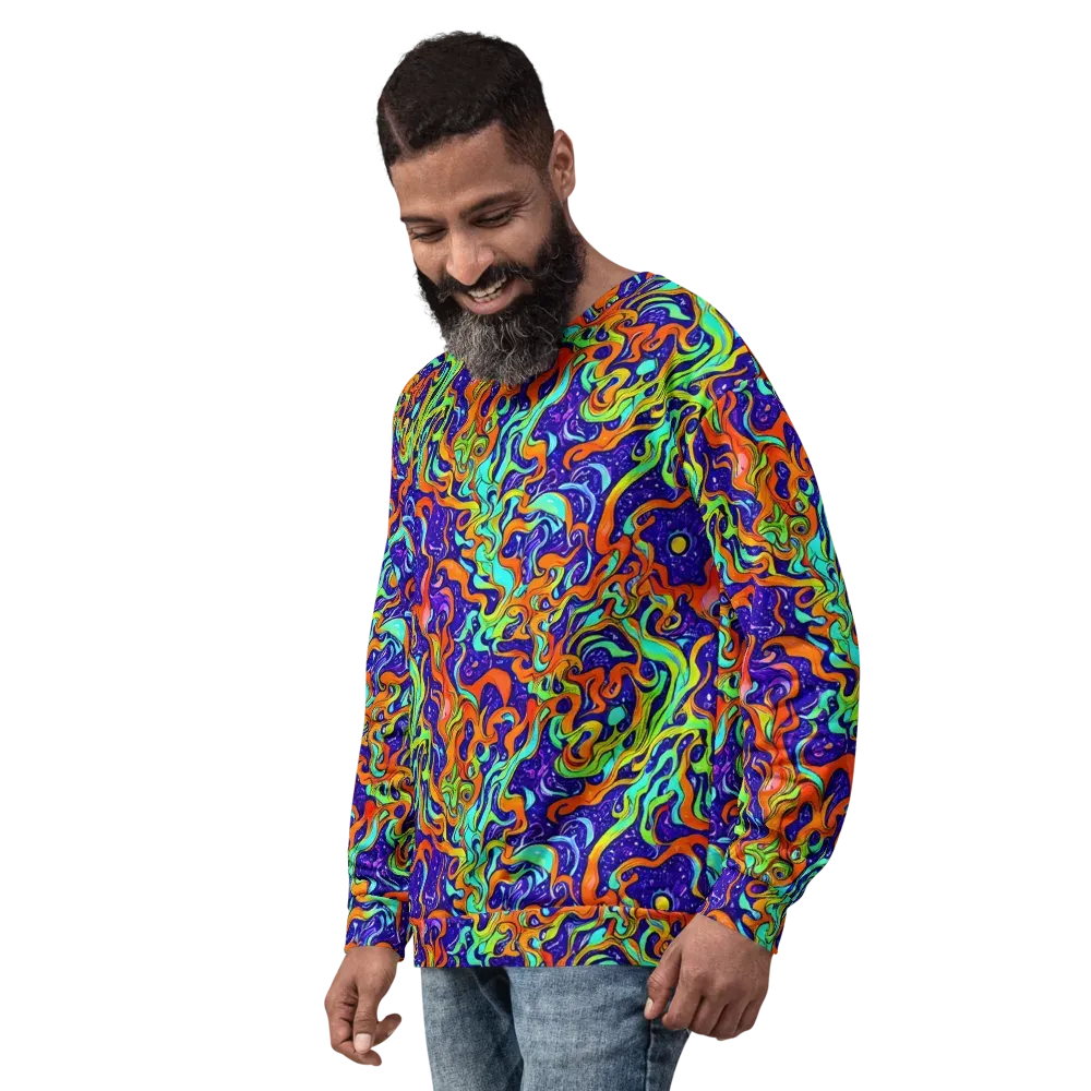 Lava Lagoon on Sweatshirt — Left Front