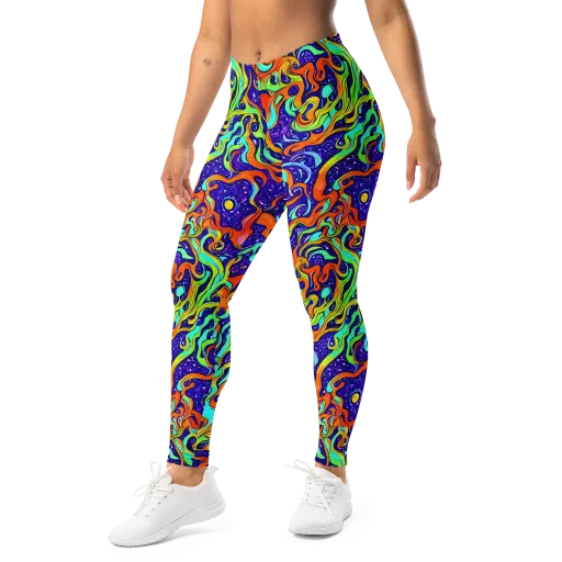 Lava Lagoon on a Leggings