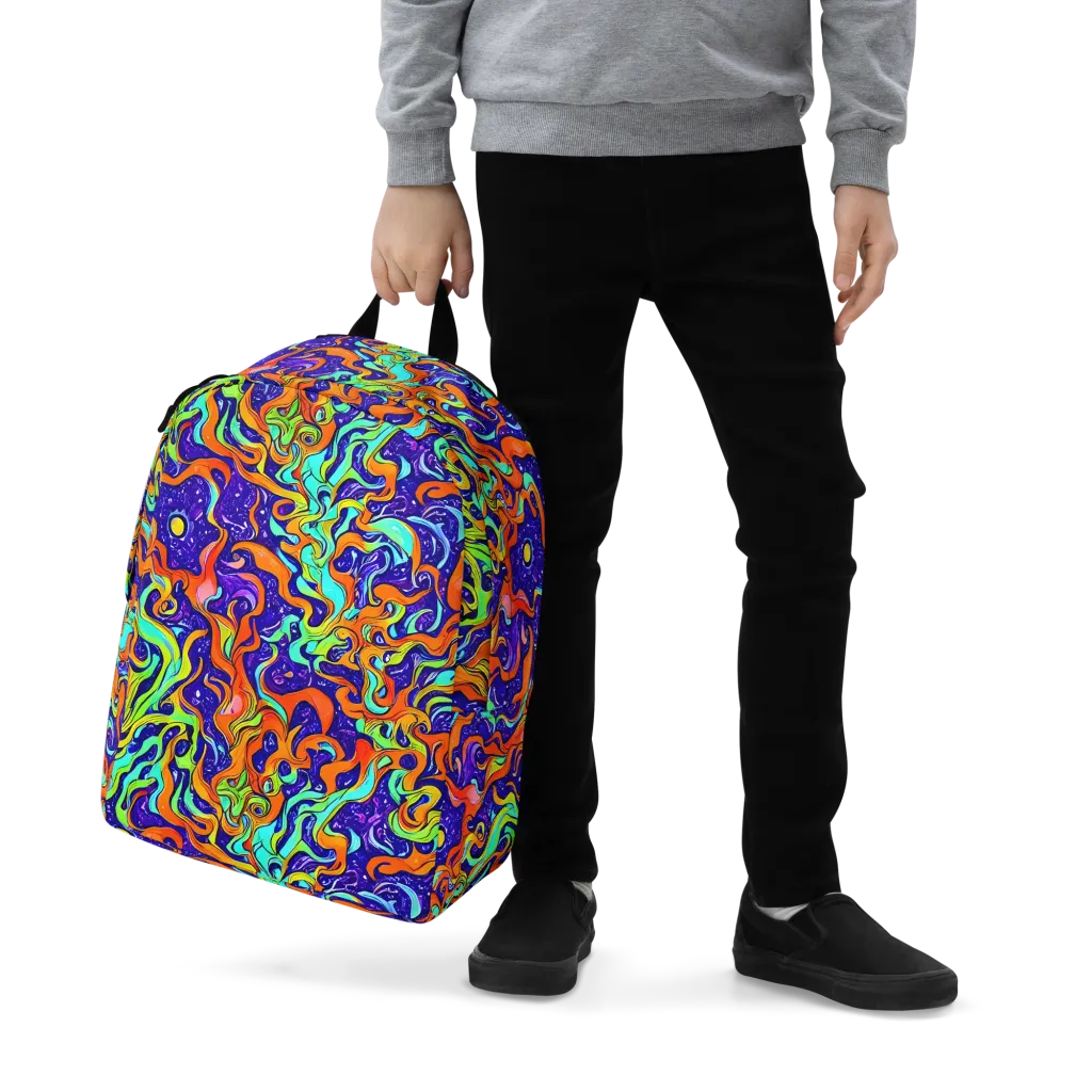 Lava Lagoon on Minimalist Backpack — Zoomed-in