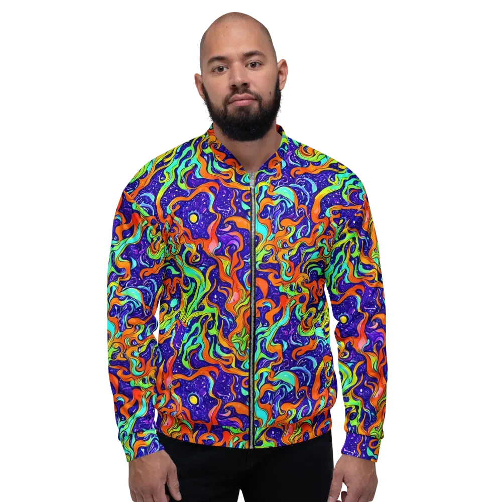 Lava Lagoon on Bomber Jacket — Front