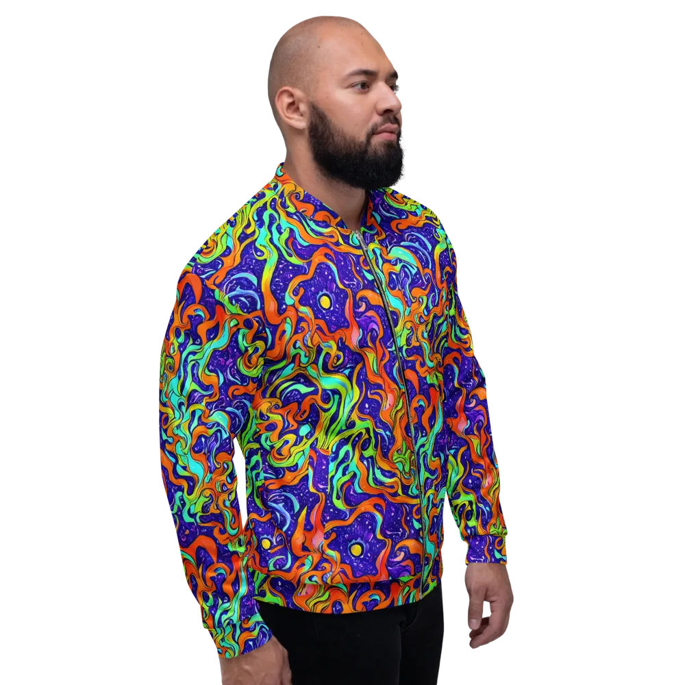 Lava Lagoon on Bomber Jacket — Right