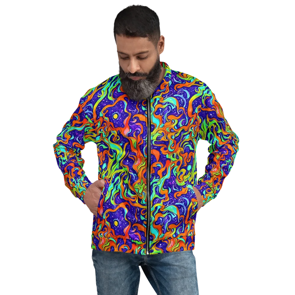 Lava Lagoon on Bomber Jacket — Front