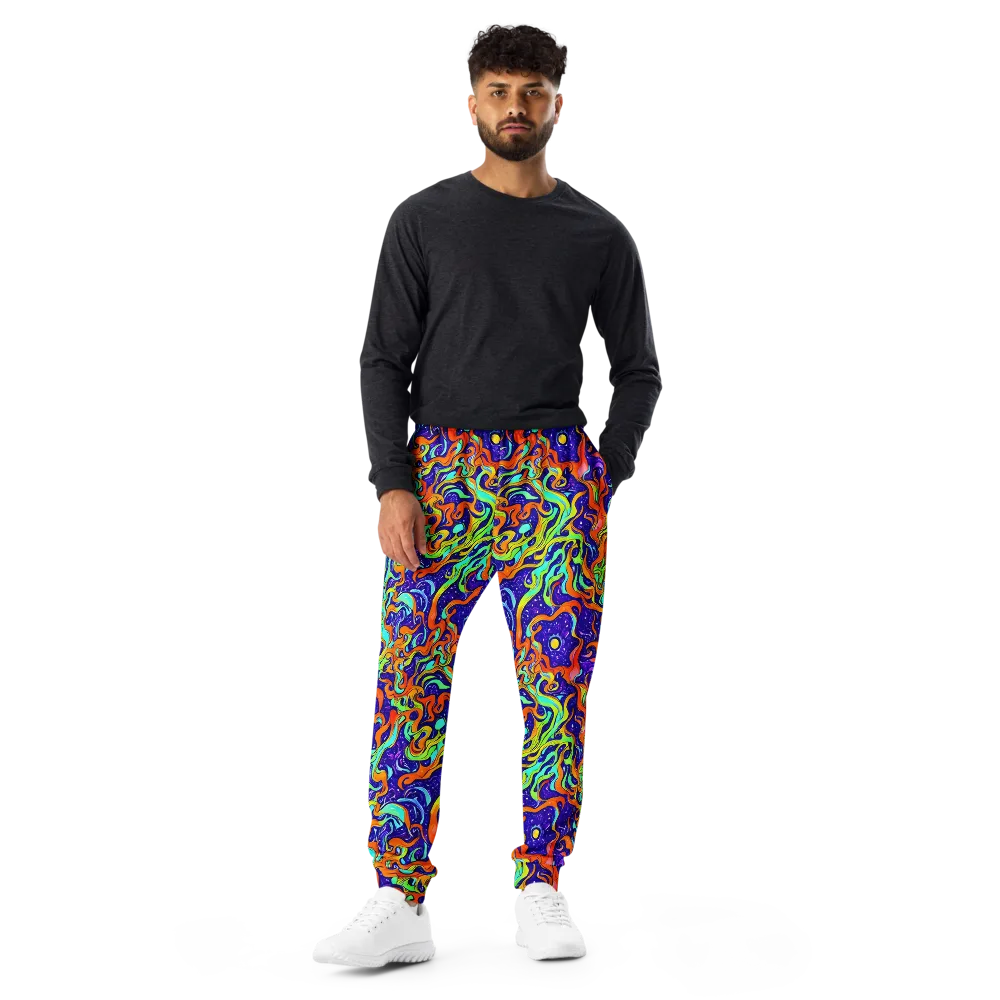 Lava Lagoon on Men's Joggers — Front