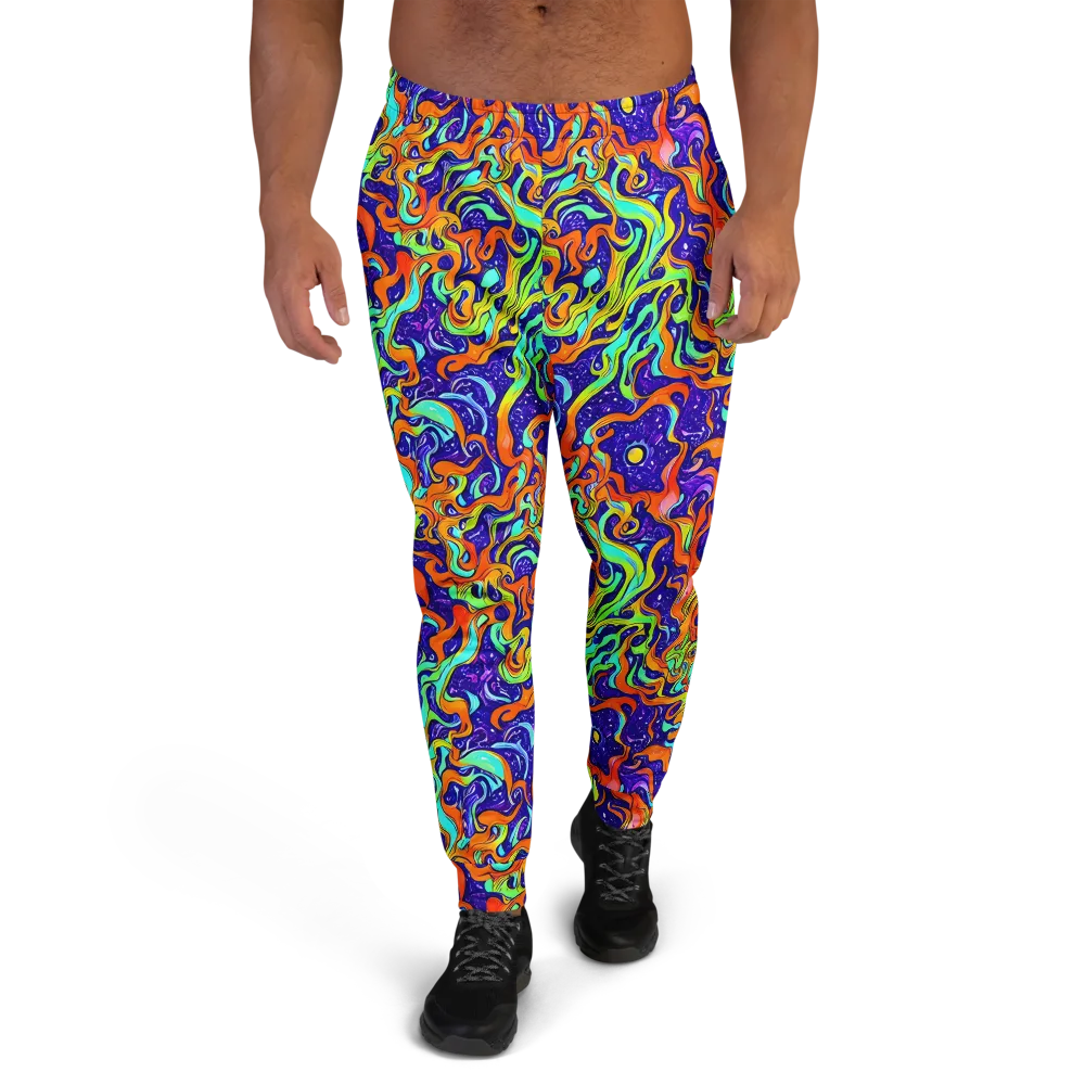 Lava Lagoon on Men's Joggers — Front