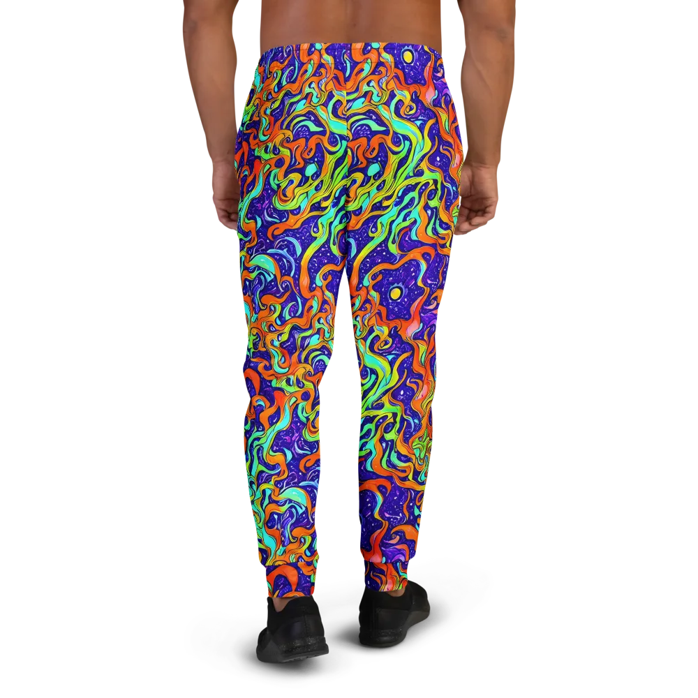 Lava Lagoon on Men's Joggers — Back