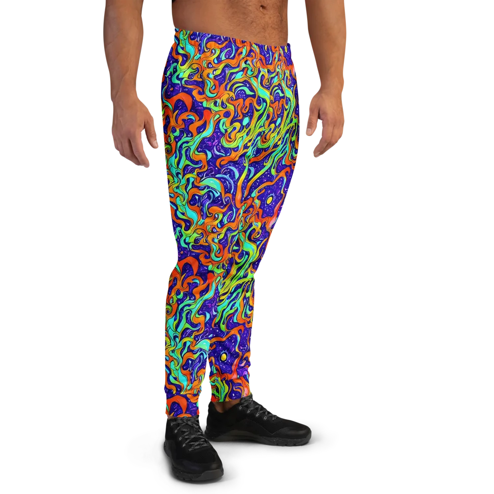 Lava Lagoon on Men's Joggers — Right