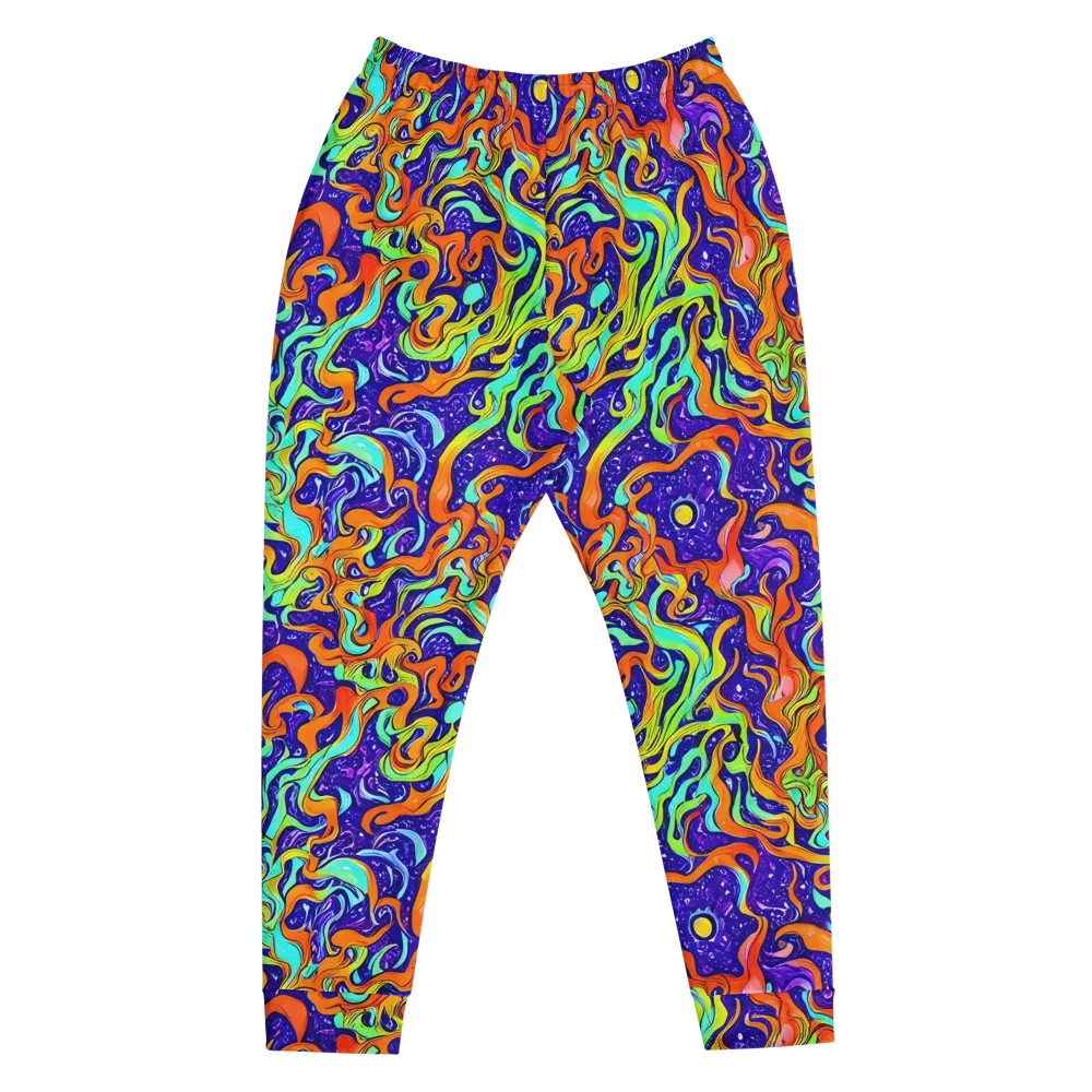 Lava Lagoon on Men's Joggers — Front