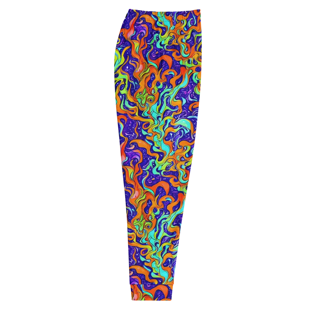 Lava Lagoon on Men's Joggers — Right