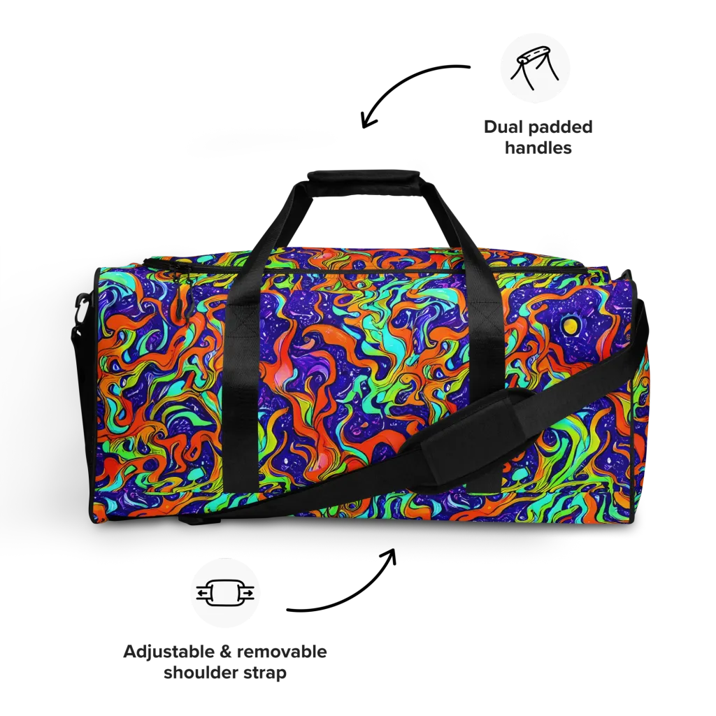 Lava Lagoon on Duffle Bag — Front