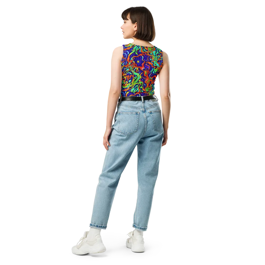 Lava Lagoon on Crop Top — Back