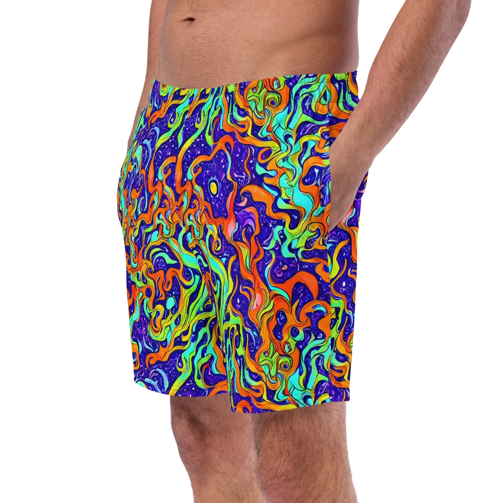 Lava Lagoon on Swim Trunks — Left Front