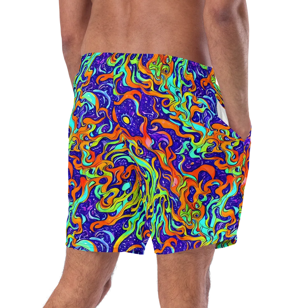 Lava Lagoon on Swim Trunks — Right Back