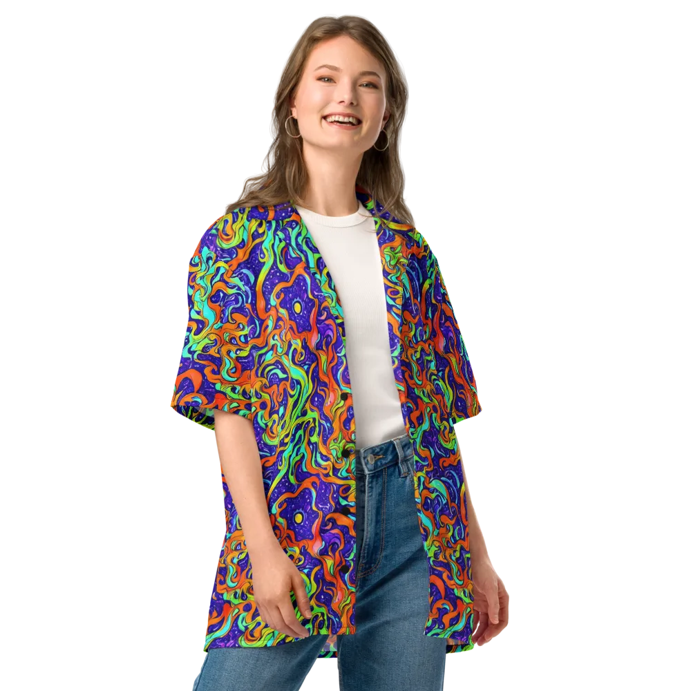 Lava Lagoon on Button Shirt — Front