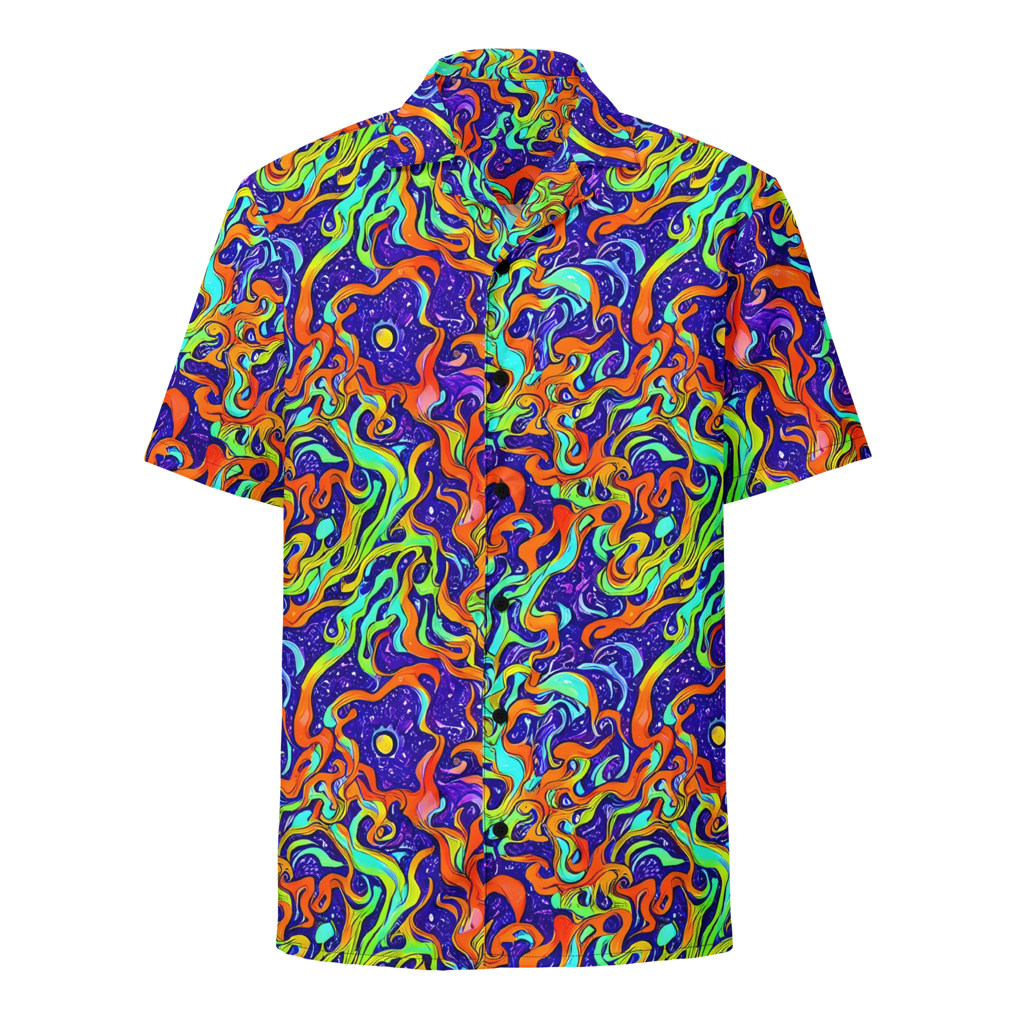 Lava Lagoon on Button Shirt — Front