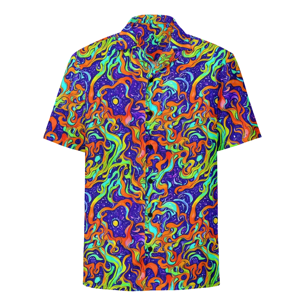 Lava Lagoon on Button Shirt — Front