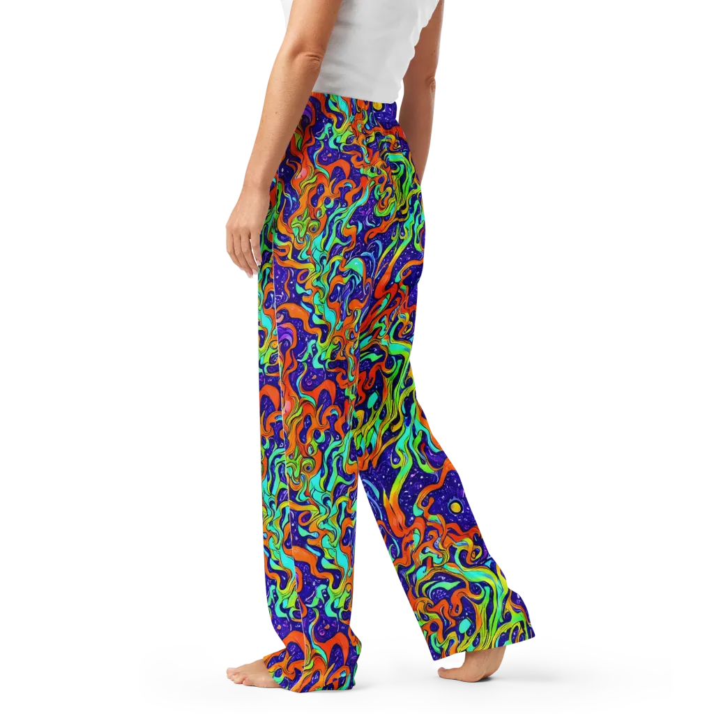 Lava Lagoon on Women's Pajama Pants — Left