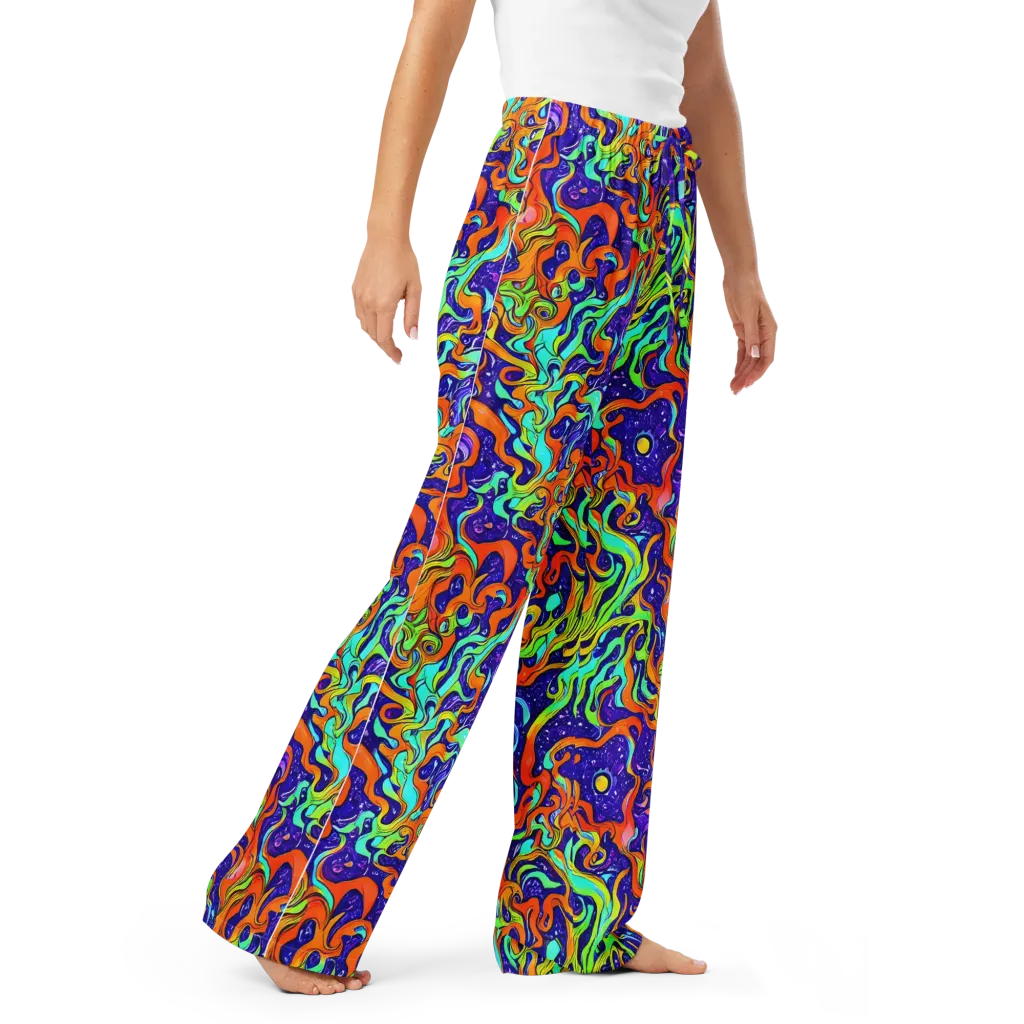 Lava Lagoon on Women's Pajama Pants — Right Front
