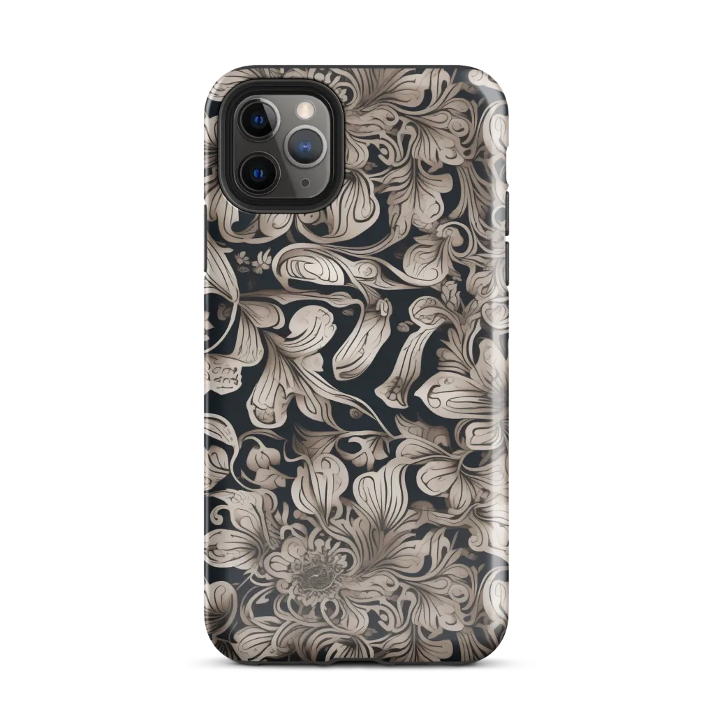 Sepia Bloom on Tough Case for iPhone® — Front