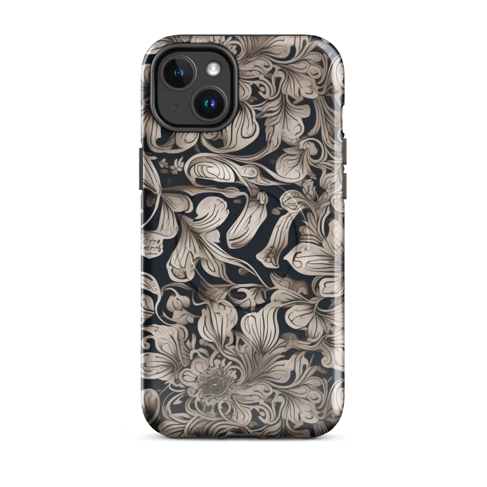 Sepia Bloom on MagSafe Tough Case for iPhone® — Front