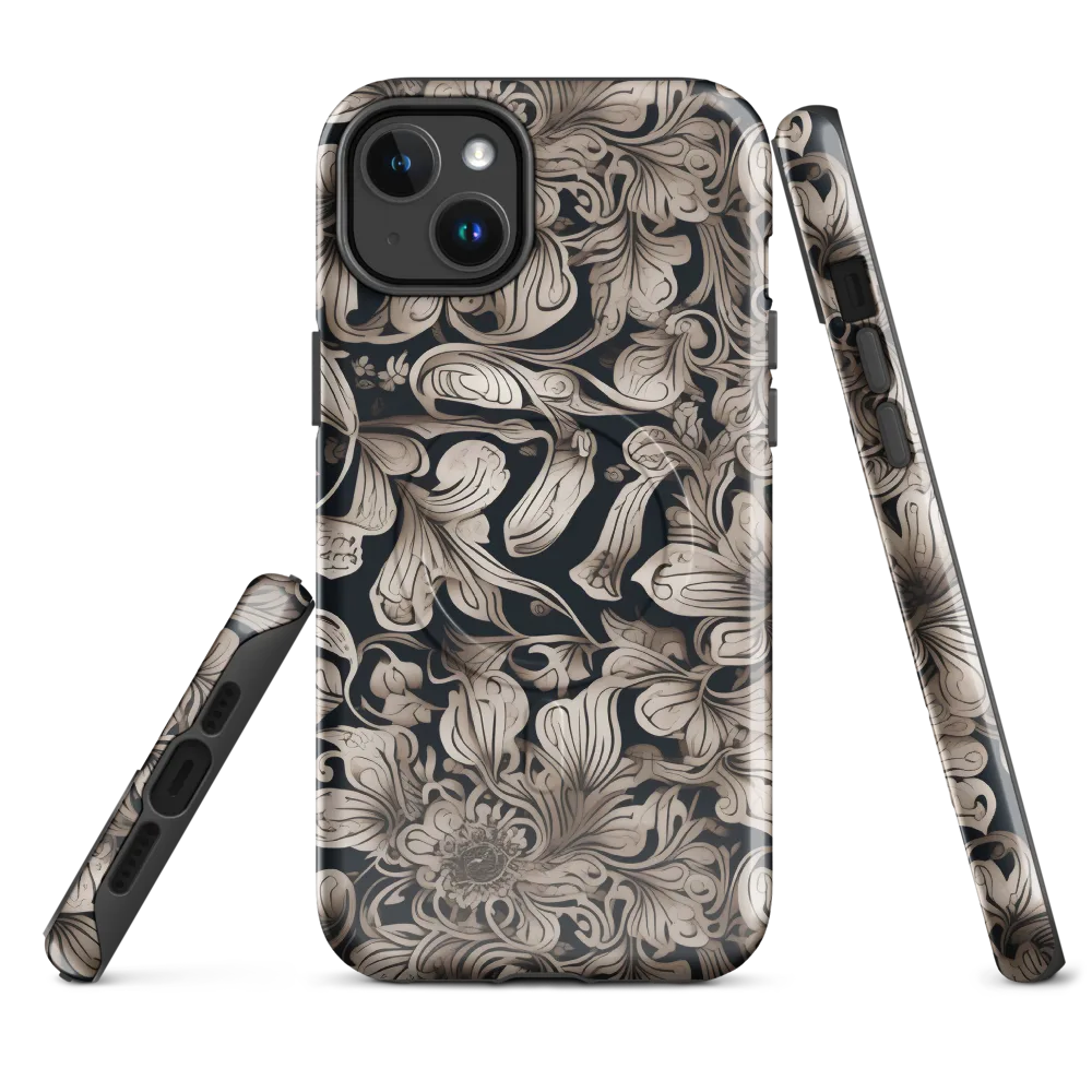 Sepia Bloom on MagSafe Tough Case for iPhone® — Front