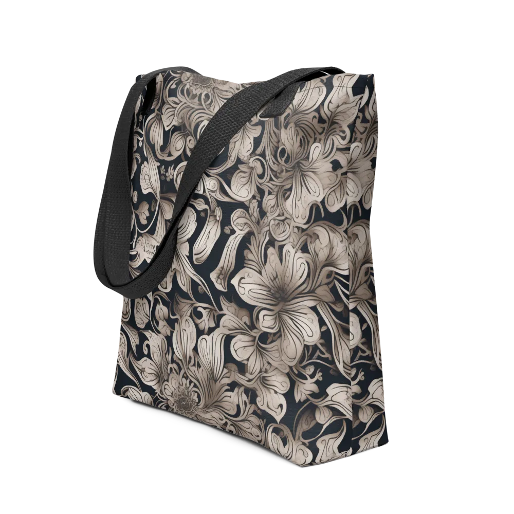 Sepia Bloom on Tote Bag — Front