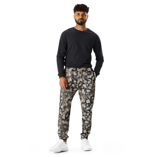 Sepia Bloom on a Men's Joggers