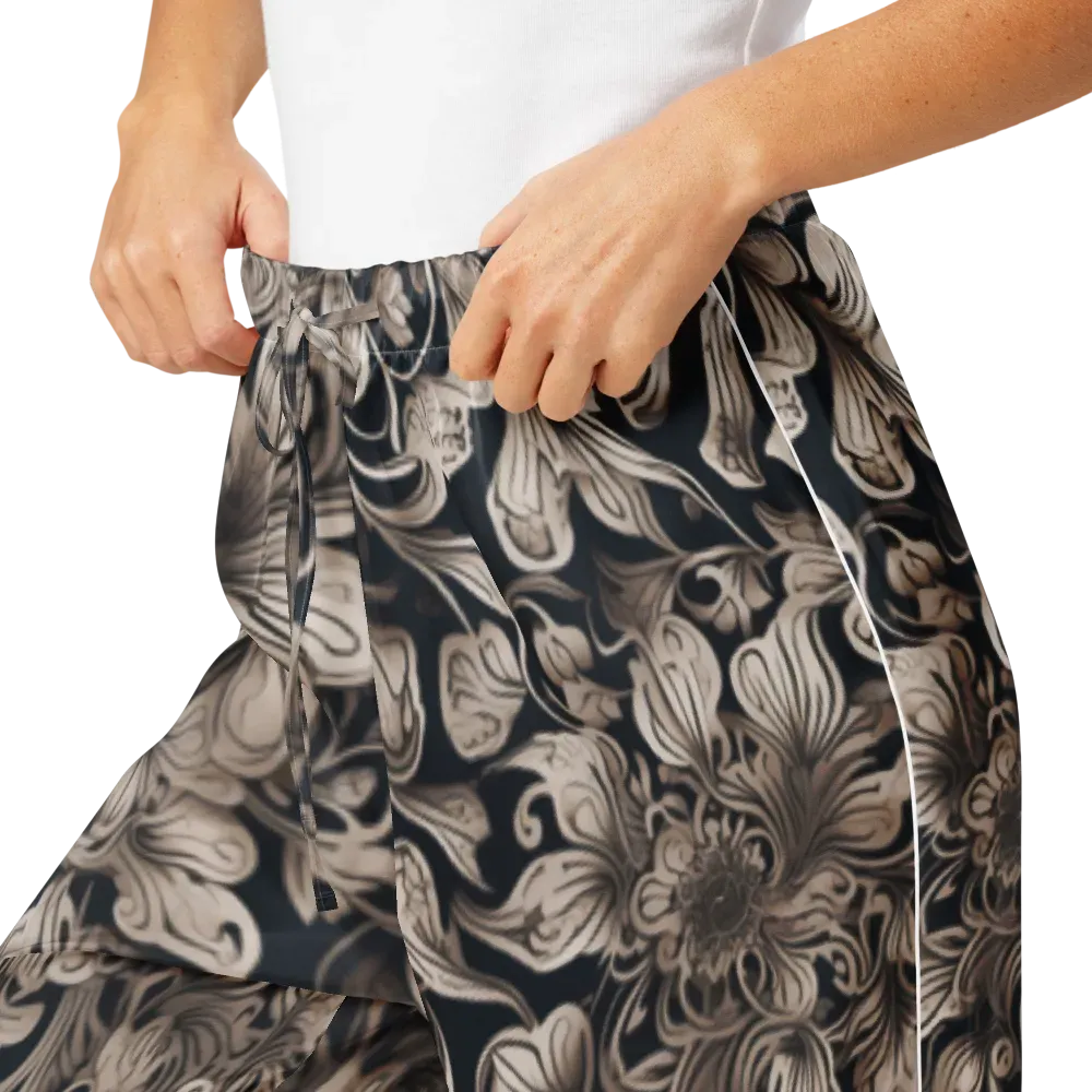 Sepia Bloom on Women's Pajama Pants — Product details