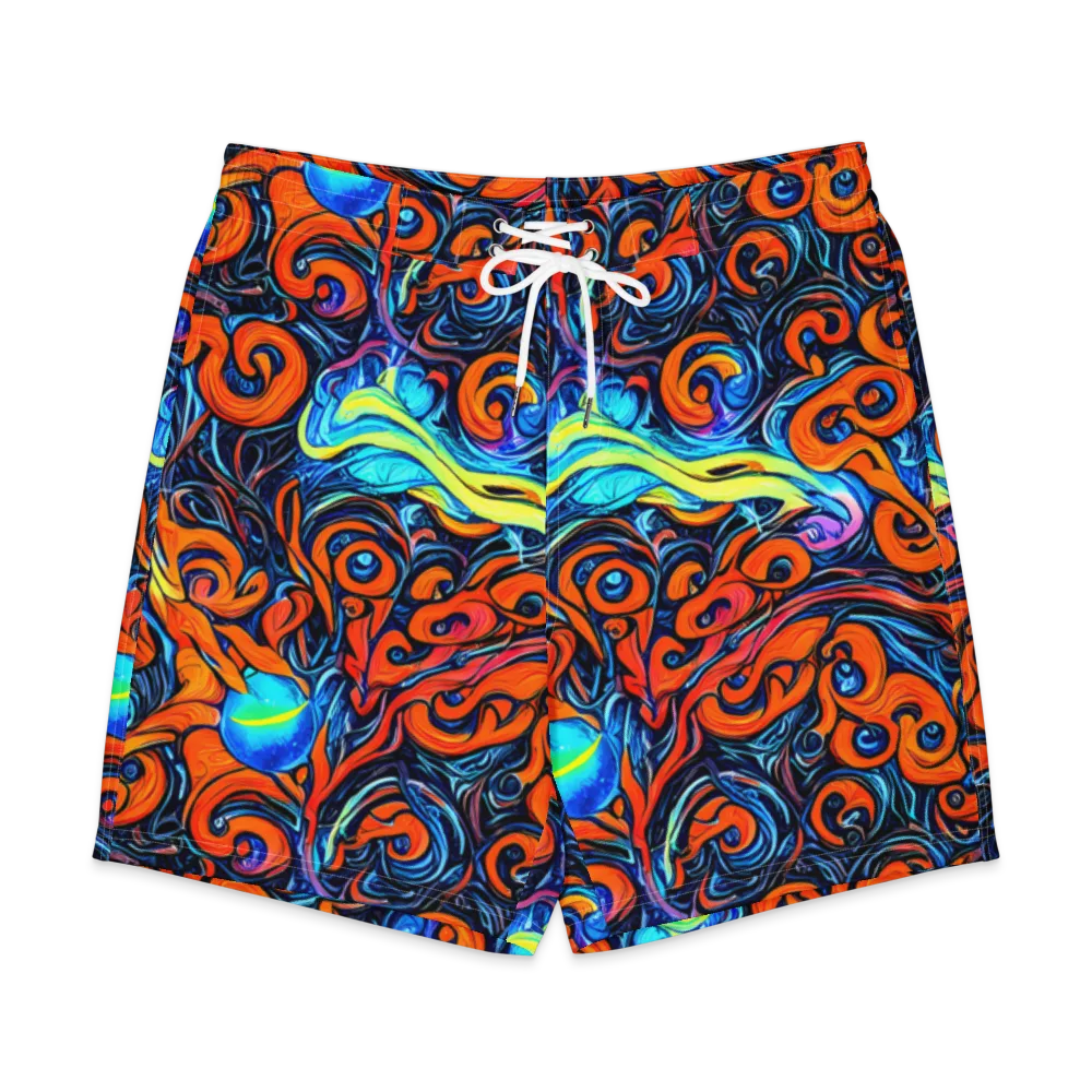 Inferno Current on Men's Board Shorts — Front